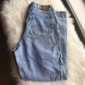 Badass Vintage Lee high waisted mom/dad jeans